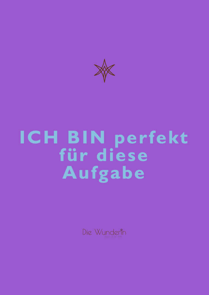 Audio Affirmation - Ich bin perfekt für diese Aufgabe