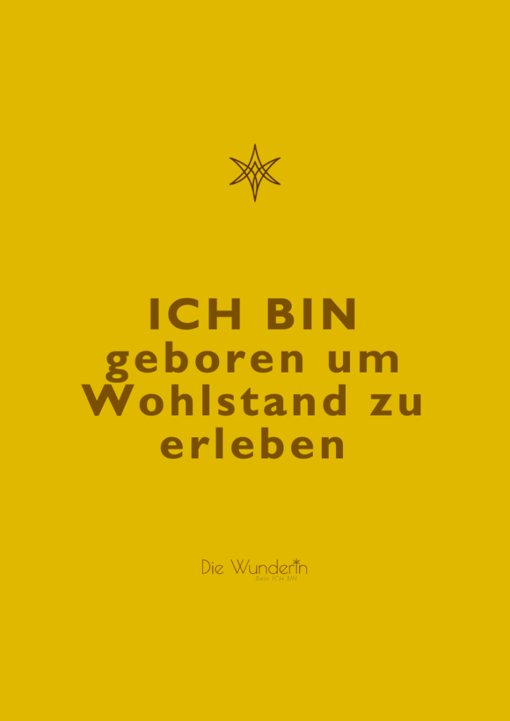 Audio Affirmation - Ich bin geboren um Wohlstand zu erleben