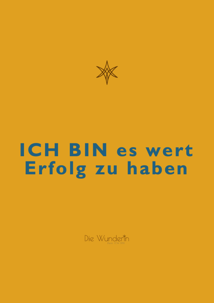 Audio Affirmation - Ich bin es wert Erfolg zu haben