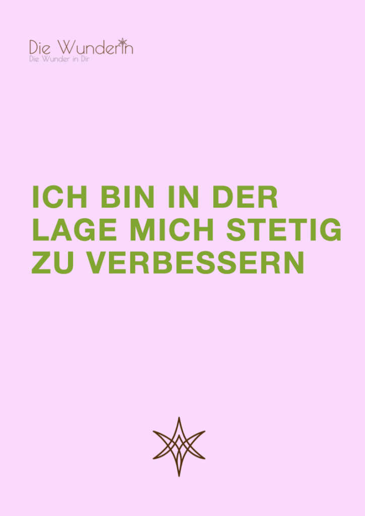 #41 Ich bin in der Lage mich stetig zu verbessern